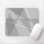 Gray Geometric Mousepad (Mit Mouse)