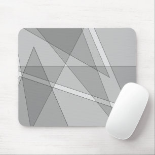 Gray Geometric Mousepad