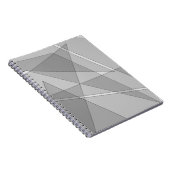 Gray Geometric Notizblock (Rechte Seite)