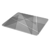 Gray Geometric Schneidebrett (Ecke)