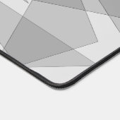 Gray Geometric Schreibtischunterlage (Ecke)