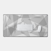 Gray Geometric Schreibtischunterlage (Tastatur & Maus)