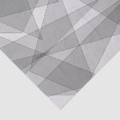 Gray Geometric Seidenpapier (Ausschnitt)