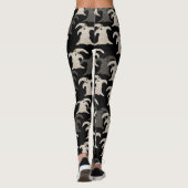 Gray Ghosts | Halloween Leggings (Rückseite)