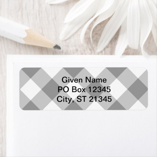 Gray Gingham (Insitu)