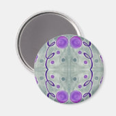 Gray Globes Blanket Magnet (Vorderseite/Rückseite)