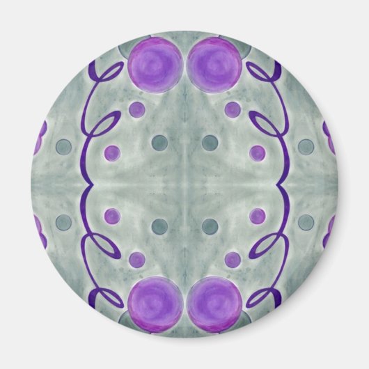 Gray Globes Blanket Magnet (Vorne)