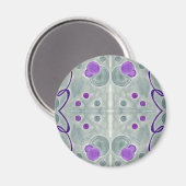 Gray Globes Blanket Magnet (Vorderseite/Rückseite)