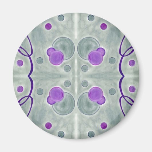 Gray Globes Blanket Magnet (Vorne)