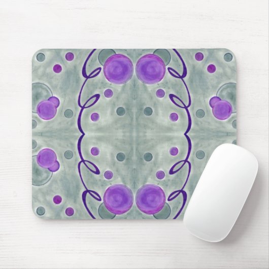 Gray Globes Blanket Mousepad (Mit Mouse)