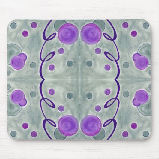 Gray Globes Blanket Mousepad (Vorne)