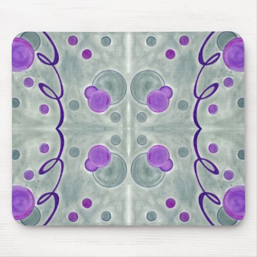 Gray Globes Blanket Mousepad (Vorne)