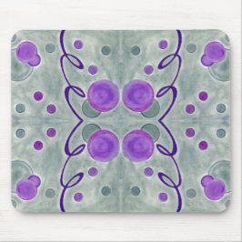 Gray Globes Blanket Mousepad