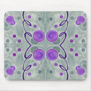 Gray Globes Blanket Mousepad