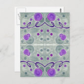 Gray Globes Blanket Postcard Postkarte (Vorne/Hinten)