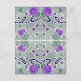 Gray Globes Blanket Postcard Postkarte