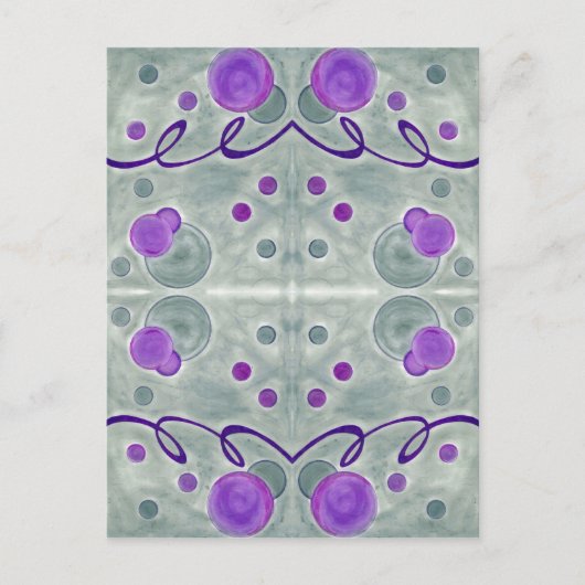 Gray Globes Blanket Postcard Postkarte (Vorderseite)