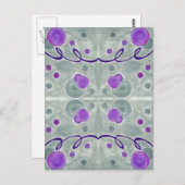 Gray Globes Blanket Postcard Postkarte (Vorne/Hinten)