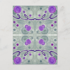 Gray Globes Blanket Postcard Postkarte