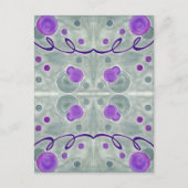 Gray Globes Blanket Postcard Postkarte (Vorderseite)