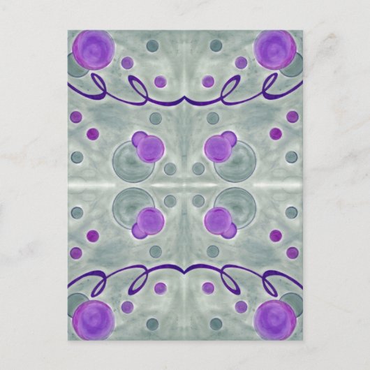 Gray Globes Blanket Postcard Postkarte (Vorderseite)