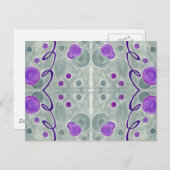 Gray Globes Blanket Postcard Postkarte (Vorne/Hinten)