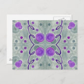 Gray Globes Blanket Postcard Postkarte (Vorne/Hinten)