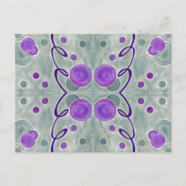 Gray Globes Blanket Postcard Postkarte