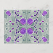 Gray Globes Blanket Postcard Postkarte (Vorderseite)