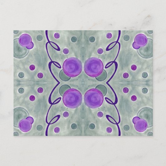 Gray Globes Blanket Postcard Postkarte (Vorderseite)