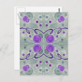 Gray Globes Blanket Postcard Postkarte (Vorne/Hinten)