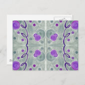 Gray Globes Blanket Postcard Postkarte (Vorne/Hinten)