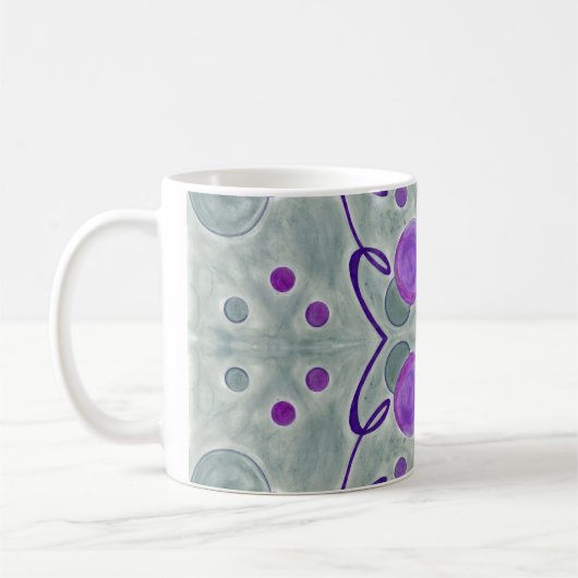 Gray Globes Blanket Tasse (Links)