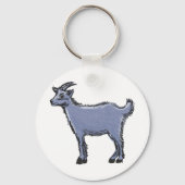 Gray Goat Sketch Schlüsselanhänger (Rückseite)