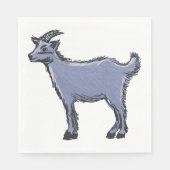 Gray Goat Sketch Serviette (Vorderseite)