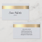 Gray Gold Foil Rustikale Imitate Jesus Christus Pa Visitenkarte (Vorne/Hinten)