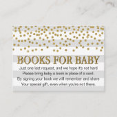 Gray Gold Glitzer Neutral Baby Shower Buy Request Begleitkarte (Vorderseite)