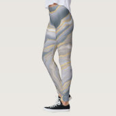 Gray Gold Liquid Painting Leggings (Links)