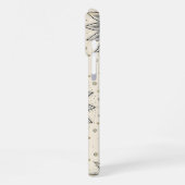 Gray Gold Mandala Pattern iPhone Hülle (Linke Seite)