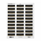 Gray & Gold Moderne Glam Sequins Chic Einladung (Vorne)