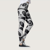 Gray Graffiti Panda Legierung Leggings (Rechts)