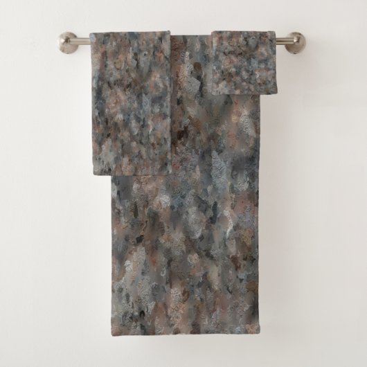 Gray Granite Badhandtuch Set (Insitu)