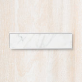 Gray Granite Brown Quarz Stone Hängeschild Türschild (Vorderseite )