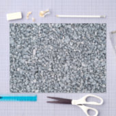 Gray Gravel Stones Seidenpapier (Handwerk)