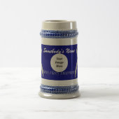 Gray/Gray Standard Ribbon Tmpl von Kenneth Yoncich Bierglas (Mittel)