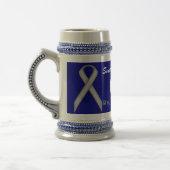 Gray/Gray Standard Ribbon Tmpl von Kenneth Yoncich Bierglas (Links)