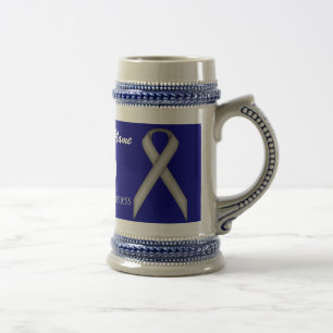 Gray/Gray Standard Ribbon Tmpl von Kenneth Yoncich Bierglas