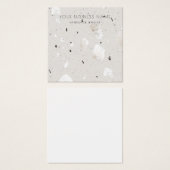 Gray Gray Terrazzo Earring Display Cards (Vorne & Hinten)
