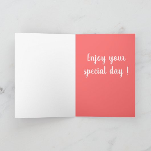 Gray Great Dane Geburtstag Karte (Innenseite)