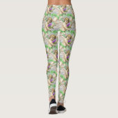Gray Green Cherubs Leggings (Rückseite)